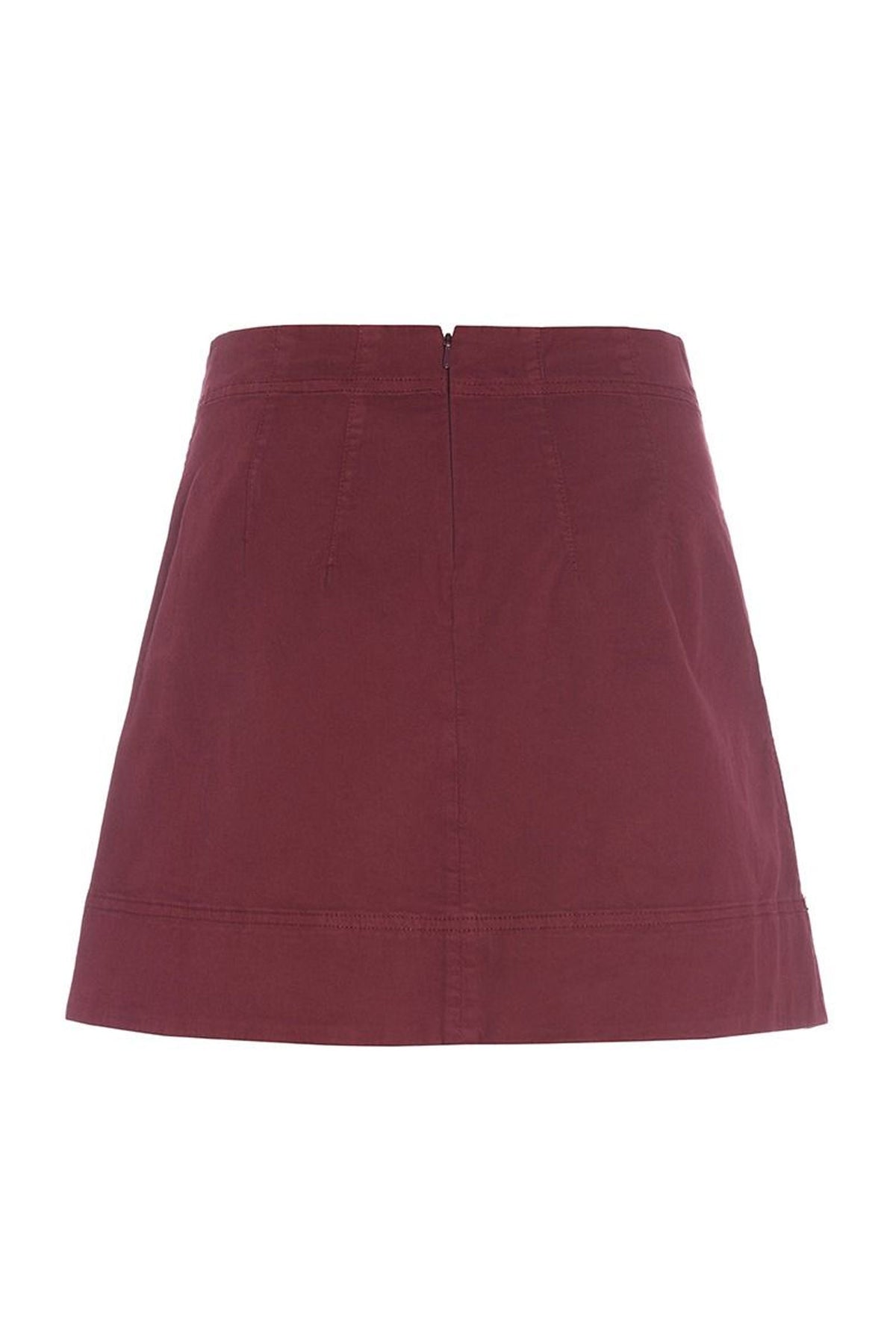 Kihon kort kjol Maroon - 256-2399-5340