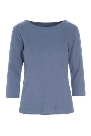 Naibu ribbad tröja med 3/4-ärm Moonstone - 256-4079-5085