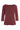 Naibu ribbad blus med 3/4-ärm Maroon - 256-4079-5085
