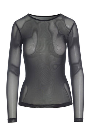 Fukashi mesh t-shirt svart - 256-4081-5091