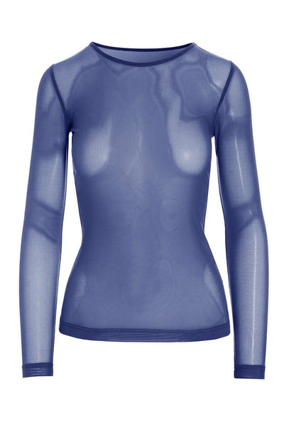 Fukashi mesh-t-shirt Twilight Blue – 256-4081-5091 Thumbnail