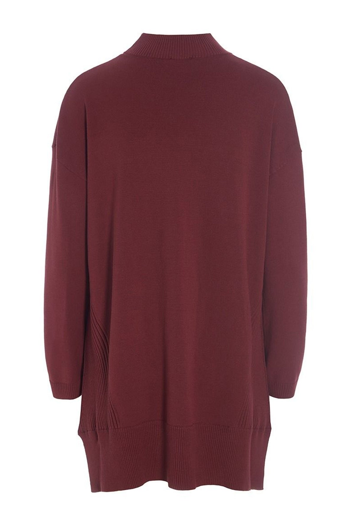 Saku lång blus Maroon - 256-1073-5348