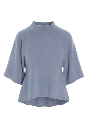 Cloud cashmere polotröja Steel Blue - 256-1049-5361