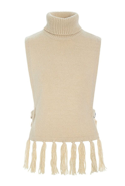 Stickad väst IVORY - 256-1074-5366 Thumbnail