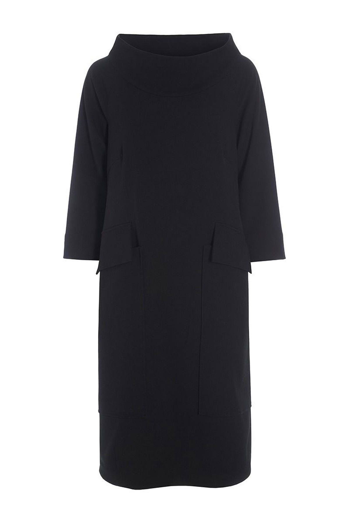 Noru klänning med krage Black - 257-2440-5377