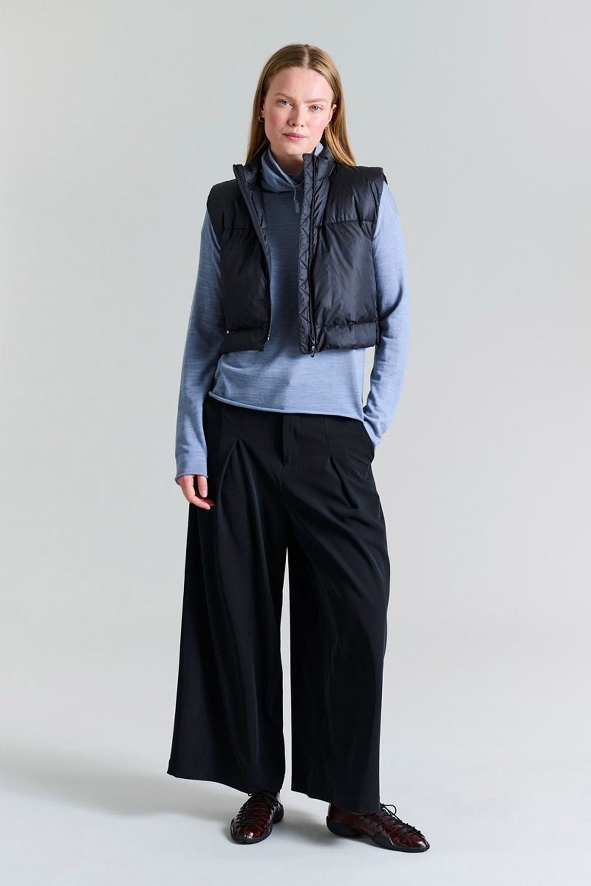 Kort dunväst Black - 257-2092-5439
