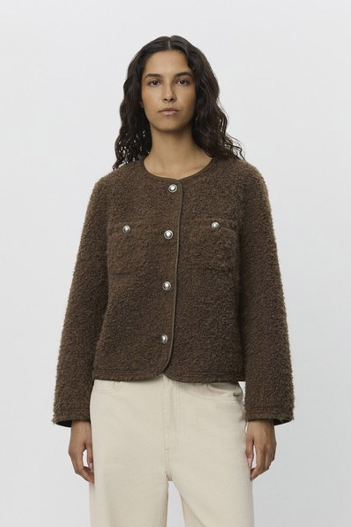 BENEDICTESW JACKET 7052 Brun - S253340
