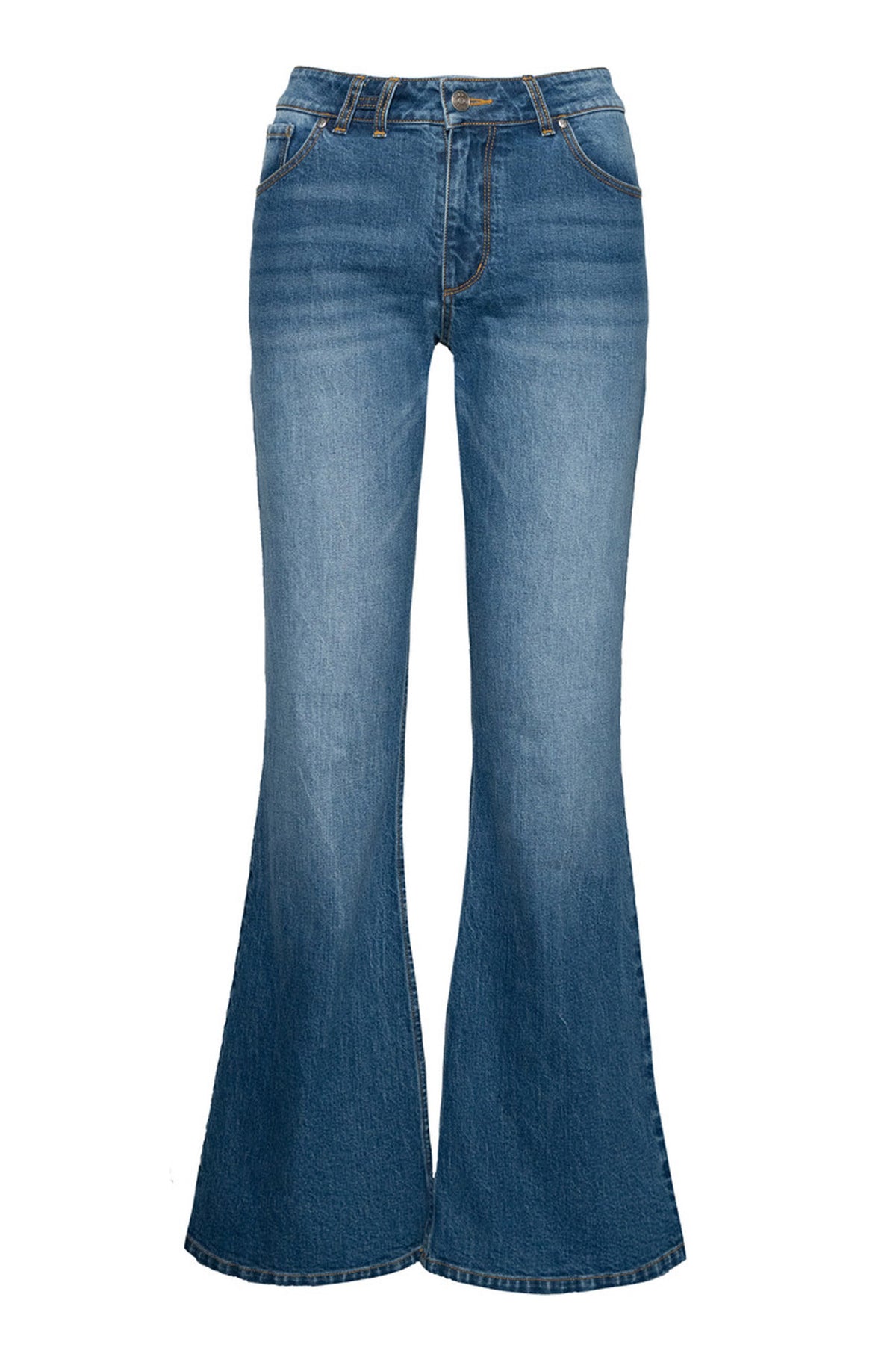 SONYA Bootcut 9502 Medium Wash Blå Denim