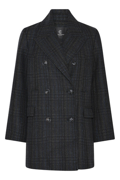 AzaleaBBAbella jacket Dark Check - BBW4622 Thumbnail