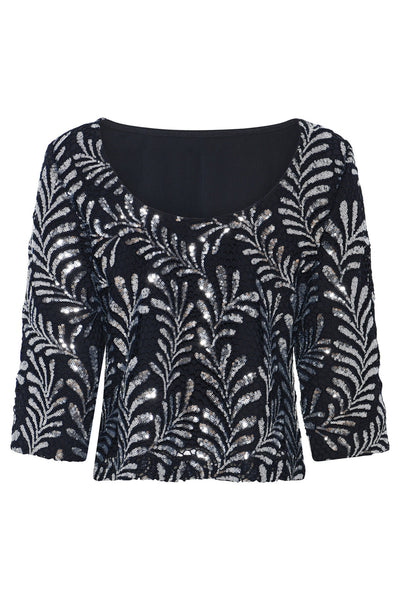 KumarahouBBIgnara blus Mörkblå silver - BBW4624 Thumbnail