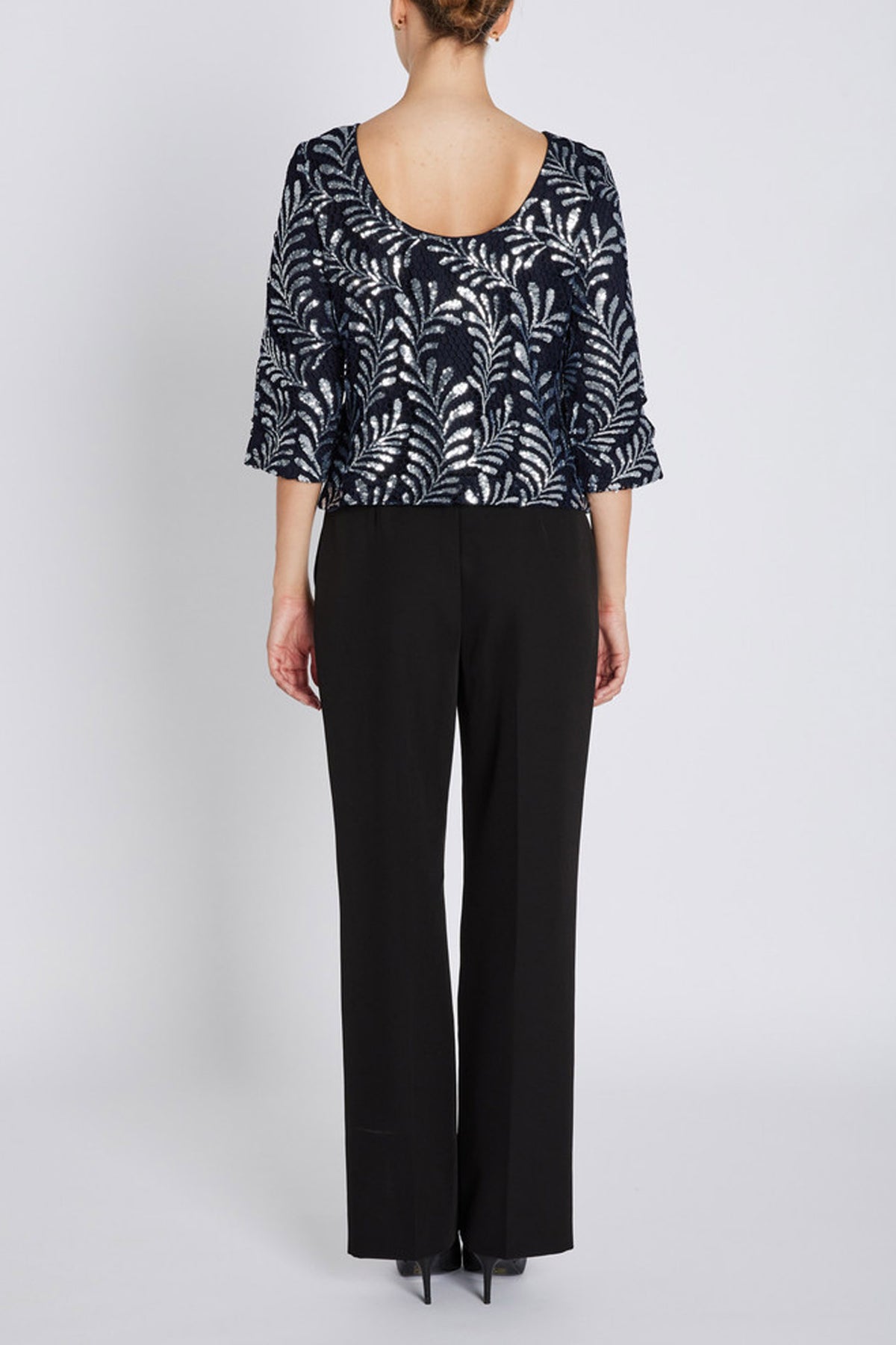 KumarahouBBIgnara blus Mörkblå silver - BBW4624