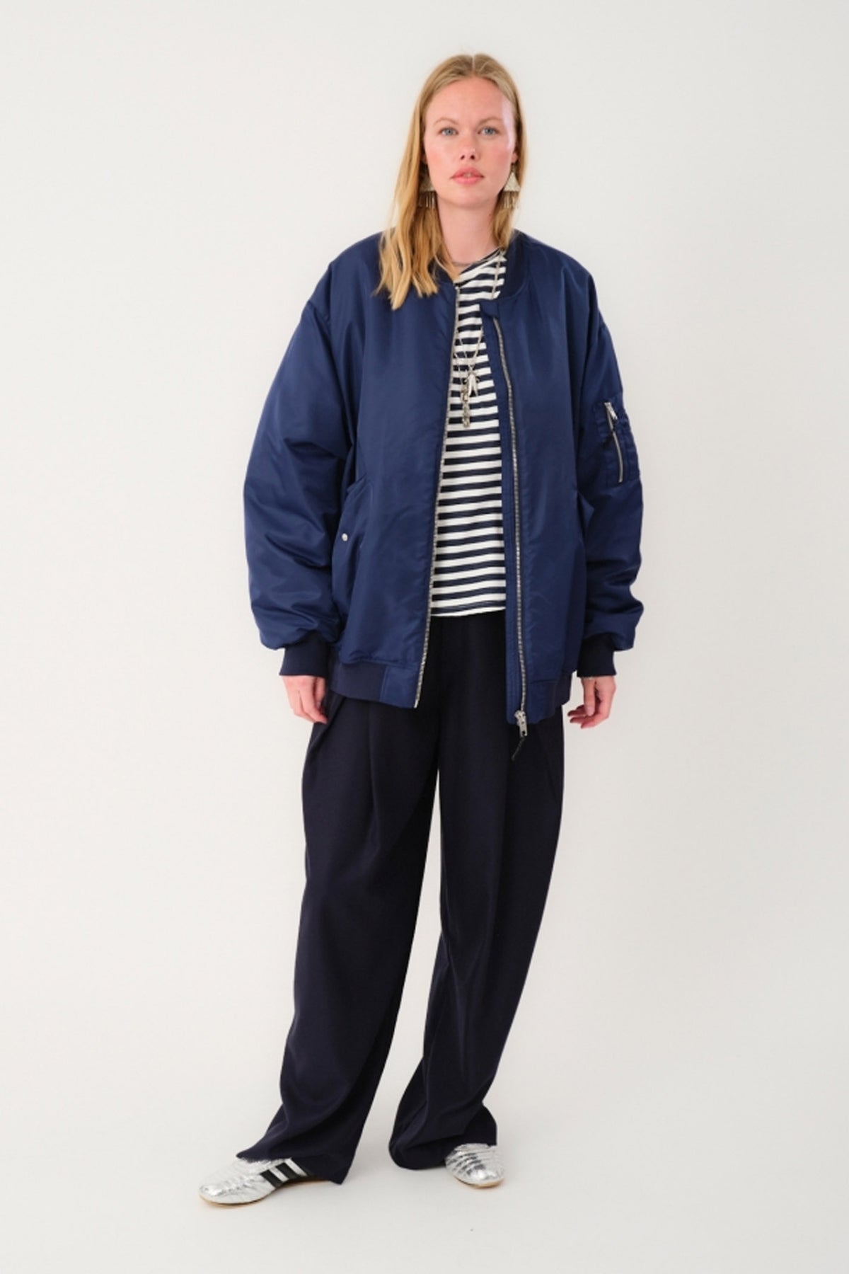 LilaLL Bomber Jacket LS OS 27 Dark Navy - 25480-7007