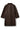 AGNESSW COAT 7025 Mörkbrun - SNOS695