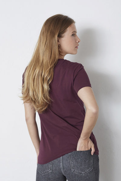 SignatureCC New Tee 87-Vinröd - 33200 Thumbnail