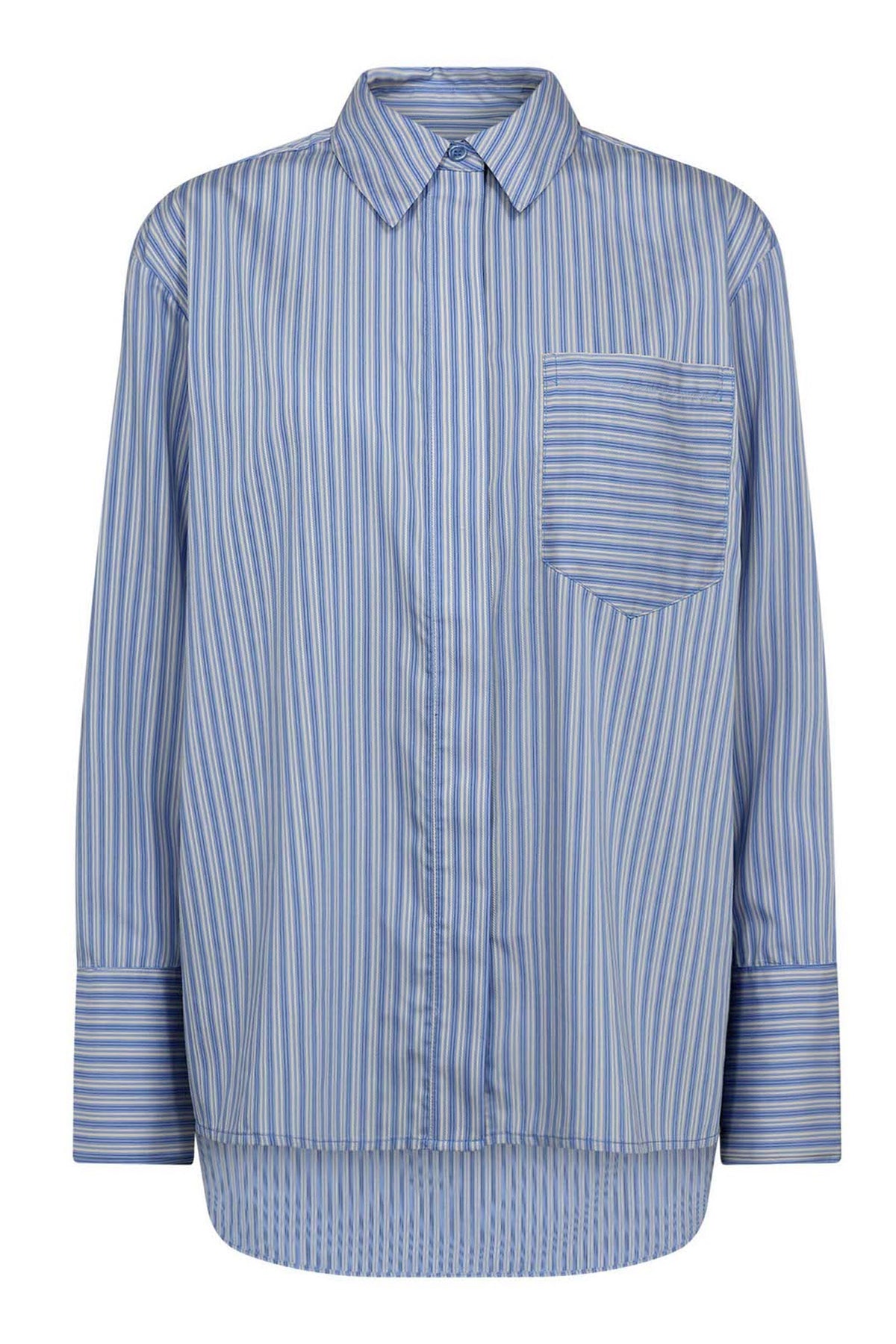 FinaCC Stripe Shirt 17-Blue - 35880
