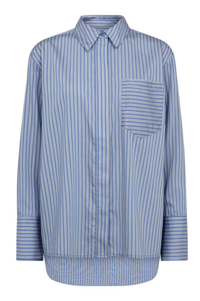 FinaCC Stripe Shirt 17-Blue - 35880 Thumbnail