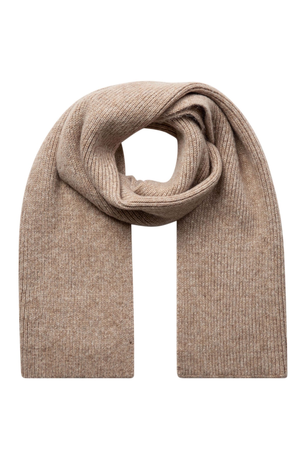 HaileyCC Scarf Knit 154-Walnut - 39054