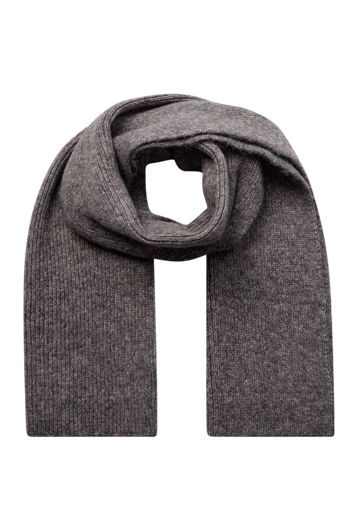 HaileyCC Scarf Knit 139-Mid Grey - 39054