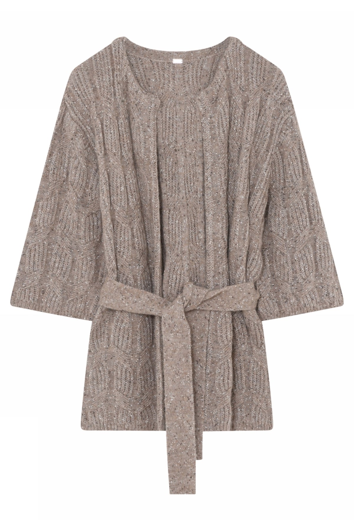 Roberta, stickad kofta 92072-Mocha - 58422/3763