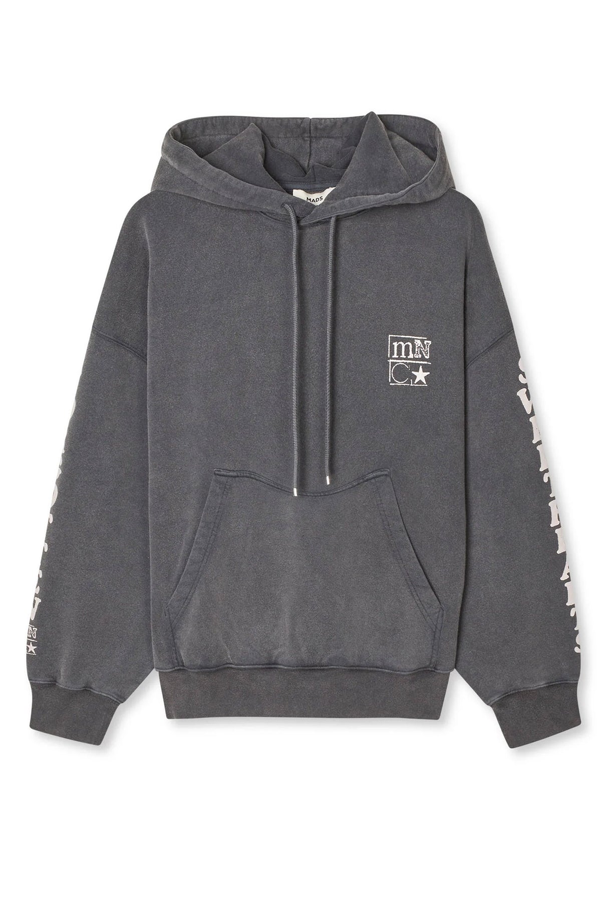 atlas hoodie Tvättad svart - 205126