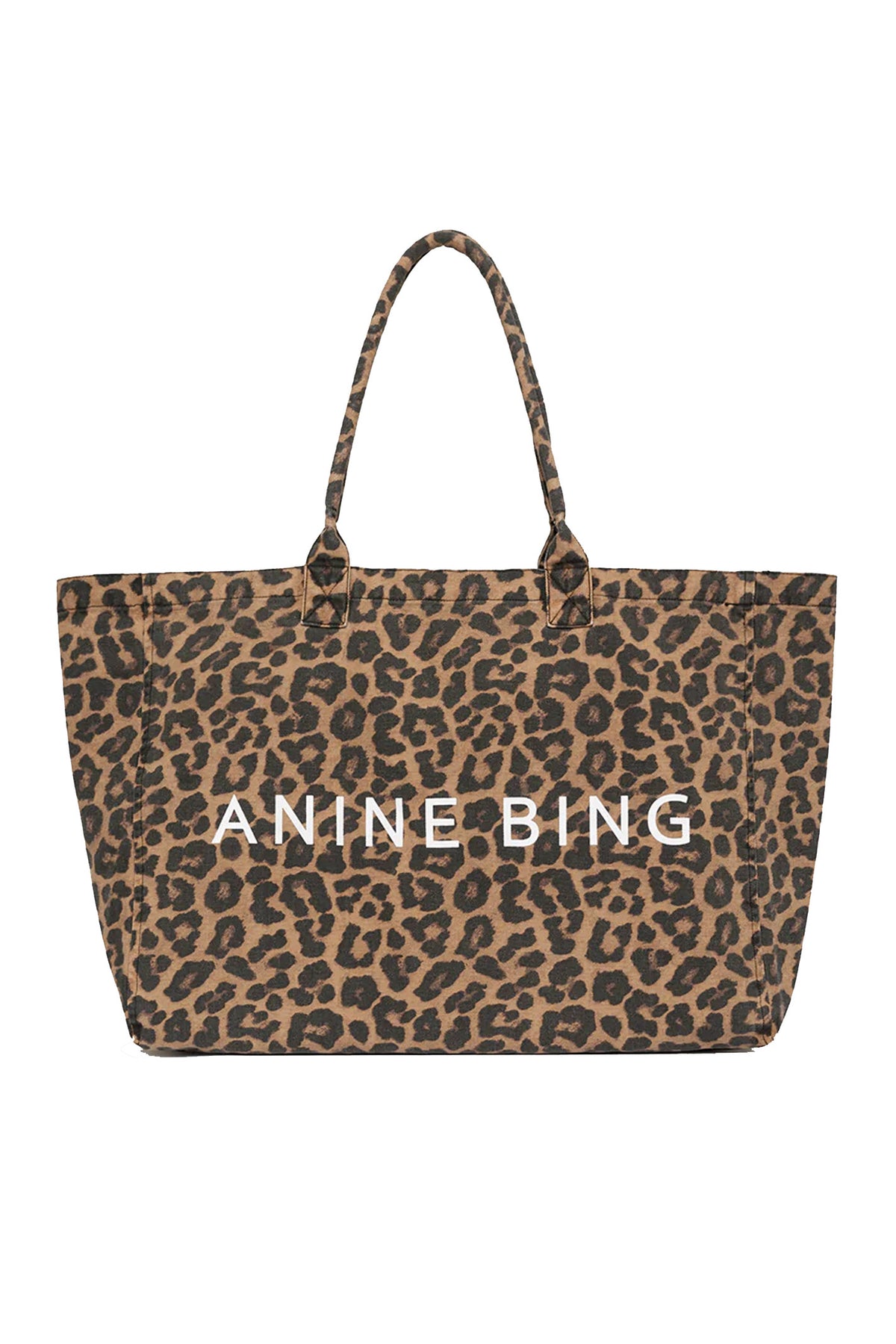 LEO CANVAS TOTE LEOPARD - A-13-11841-MTL59