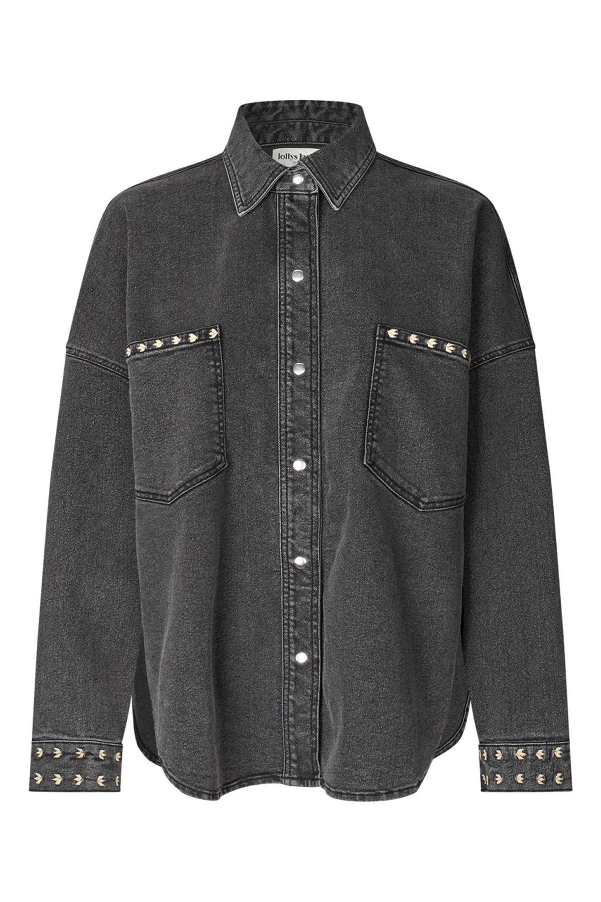 VeidaLL shirt LS 18 Washed Black - 25454-1038