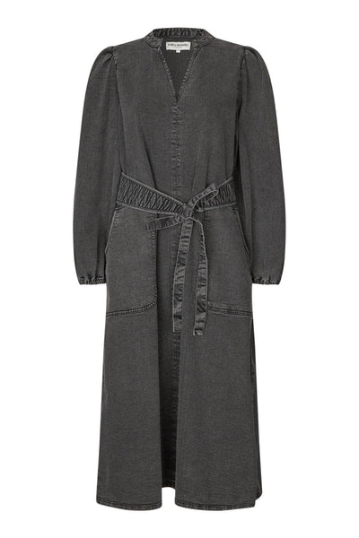 ParisLL Midi Dress LS 18 Washed Black - 25454-3030 Thumbnail