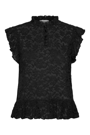 RWDelicia Lace SL Peplum Black - 101185