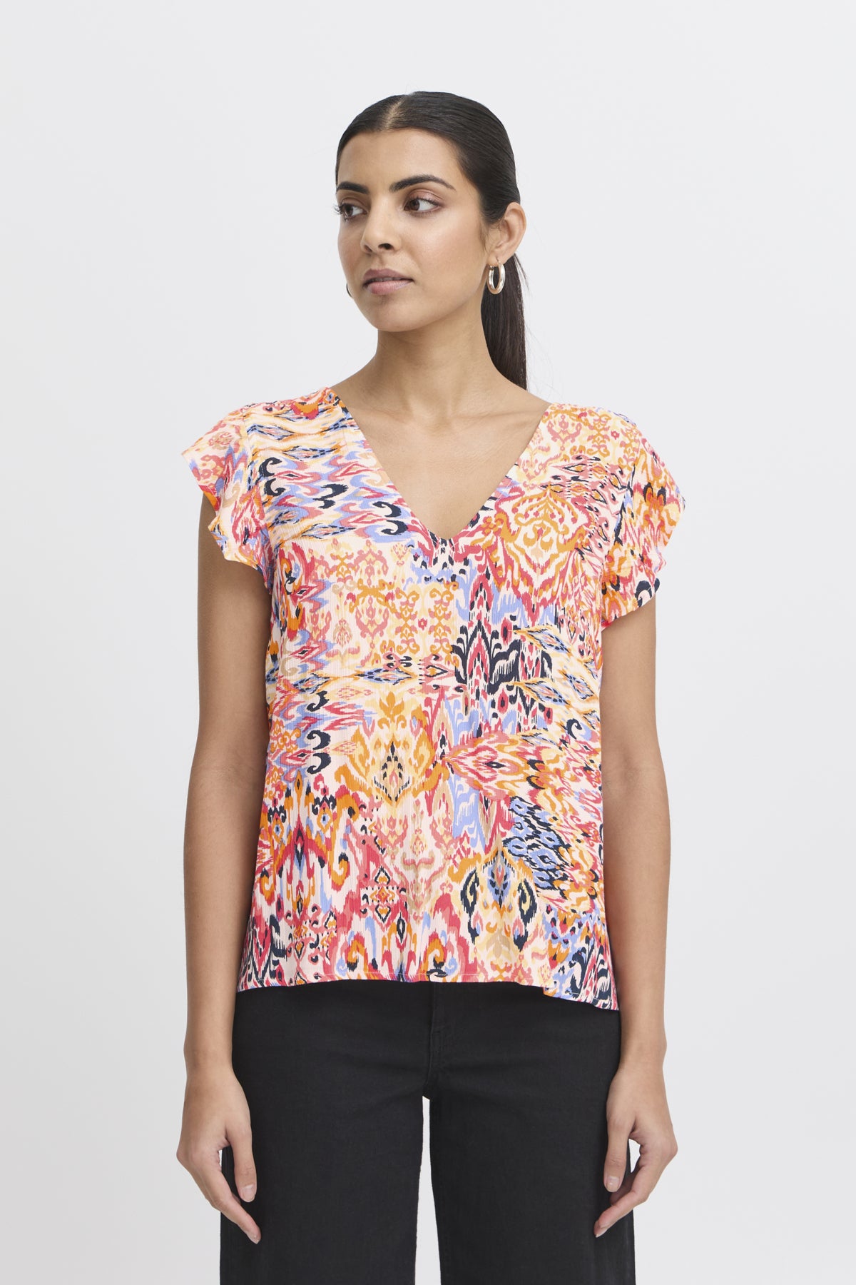 IHMARRAKECH AOP TO10 Geranium Multi Ikat Aop - 20122951