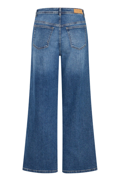 IHTWIGGY CROPPED HIGH WAIST Medium Blue - 20123068 Thumbnail