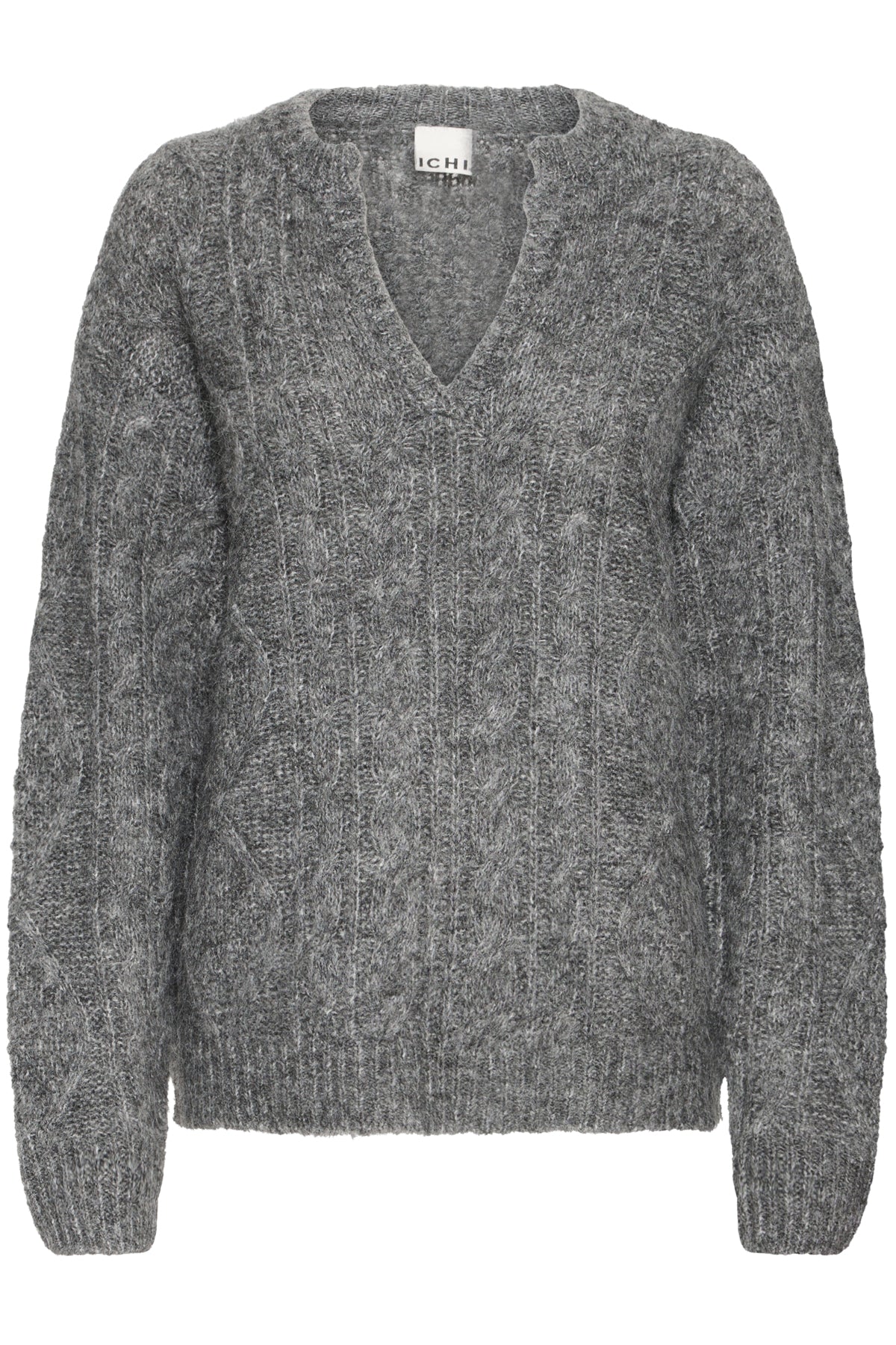 IHBELABLUE LS Mörkgråmelerad - 20124348