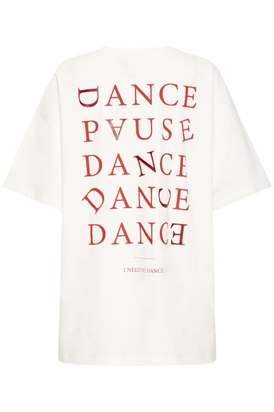 IHKAMILLE OVERSIZE SS2 CLOUD DANCER / RED - 900002996 - 20124968 Thumbnail