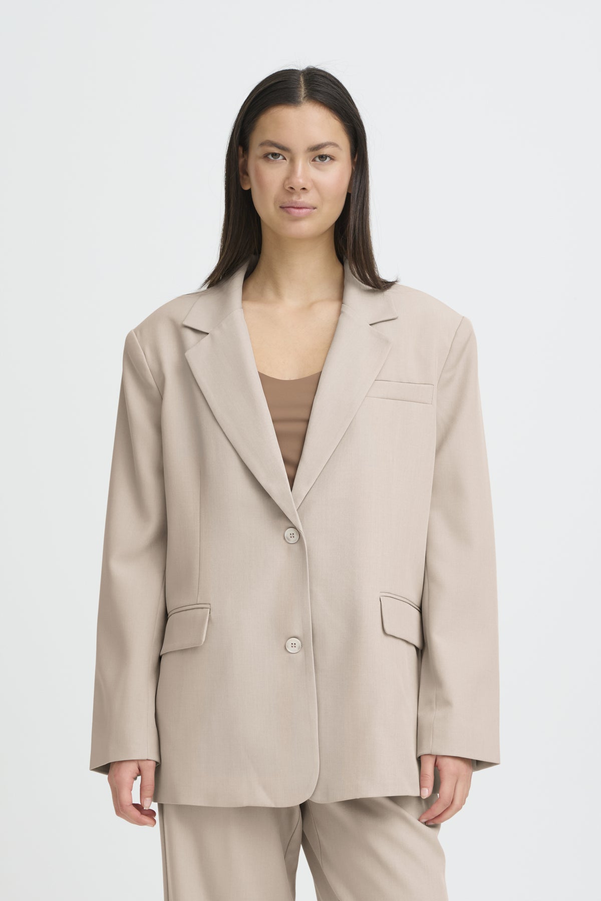 IHFAVA OVERSIZE BL DOVE MELANGE - 1500001 - 20125677