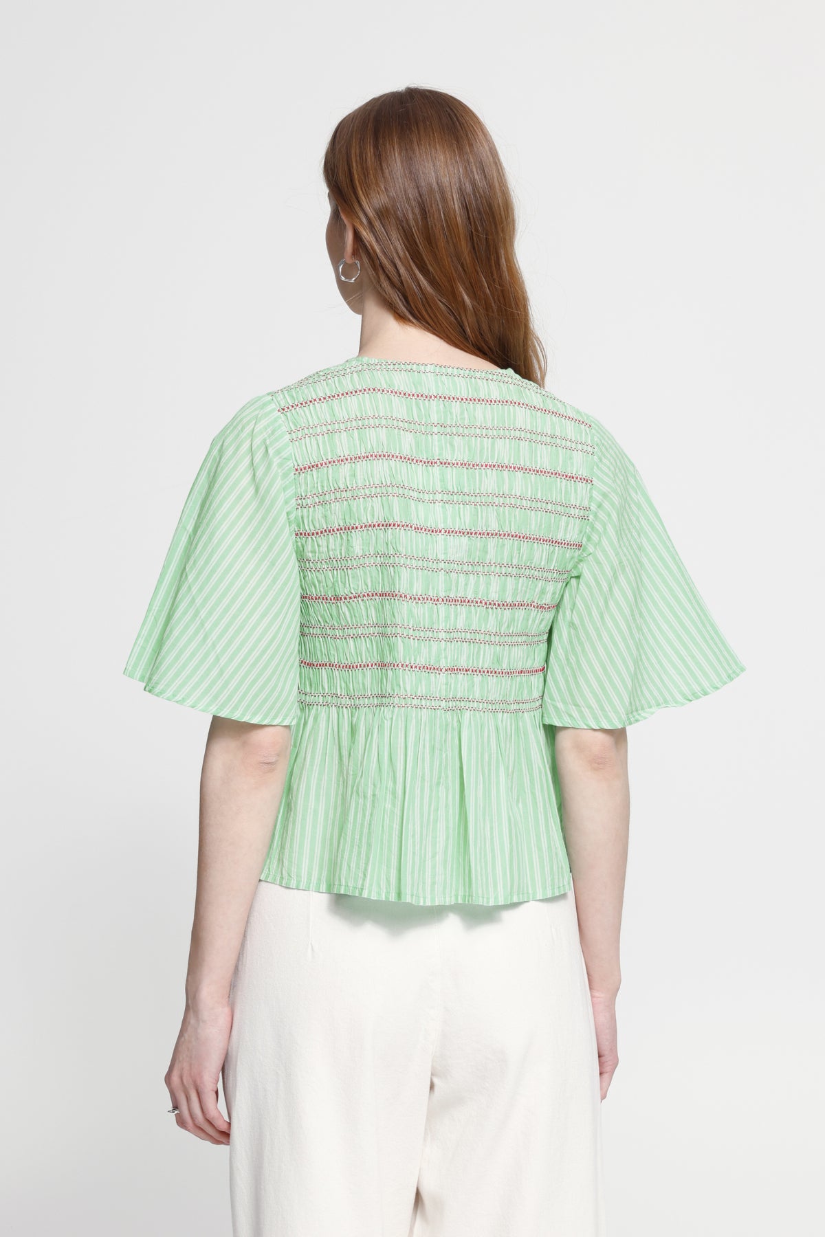IHLOCY SS GREEN / BIRCH STRIPE - 9000066 - 20125762