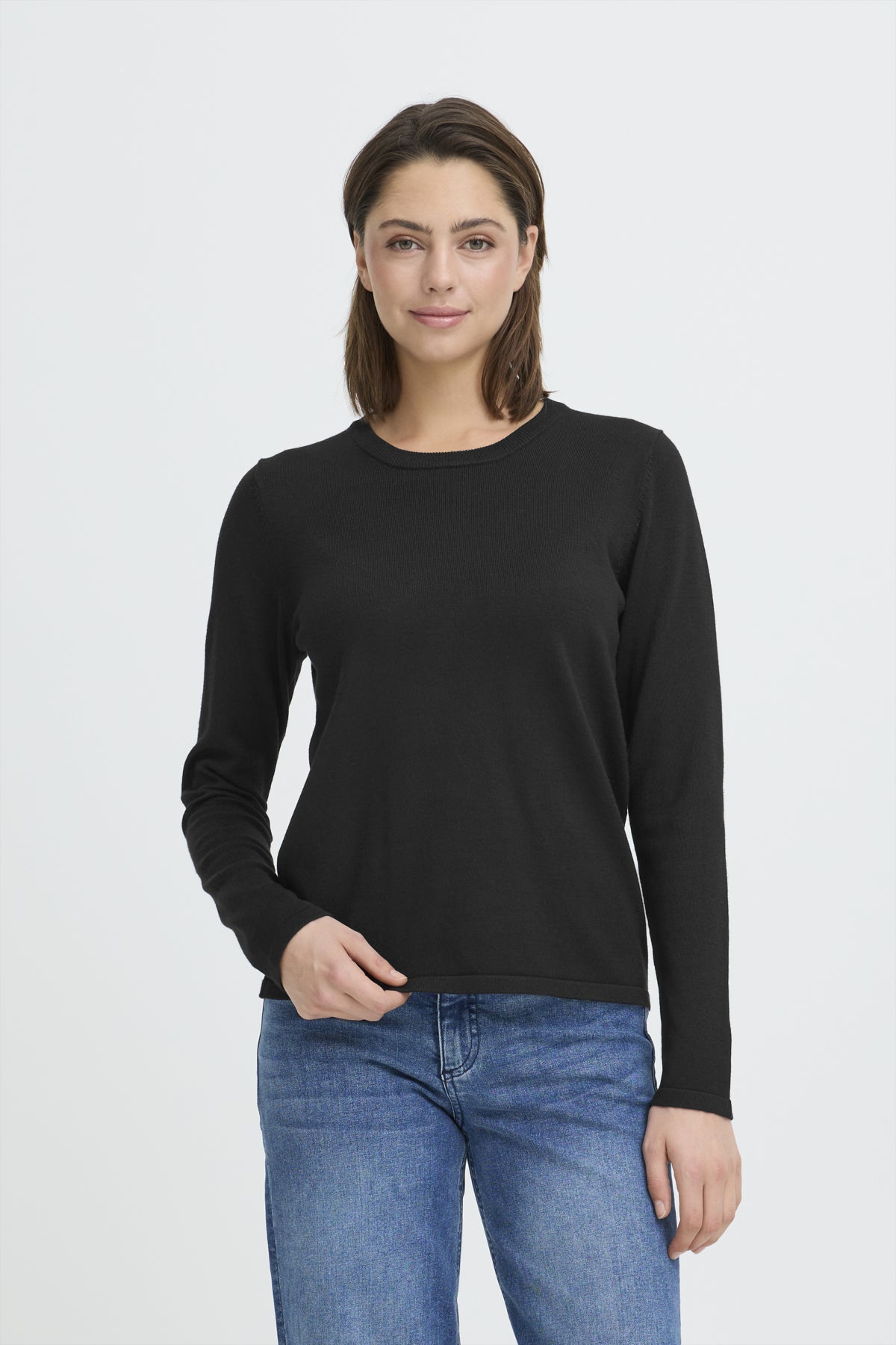 IHLULS O-NECK LS Svart - 194008 - 20125814