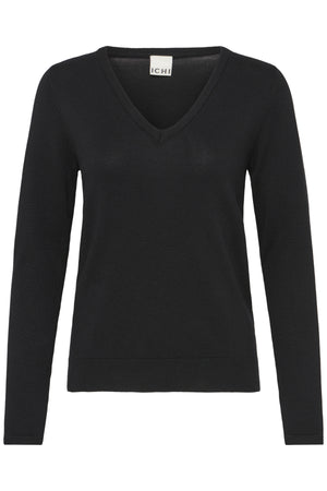 IHLULS V-NECK LS Svart - 194008 - 20125815