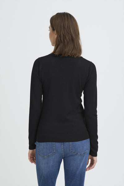 IHLULS V-NECK LS Svart - 194008 - 20125815 Thumbnail