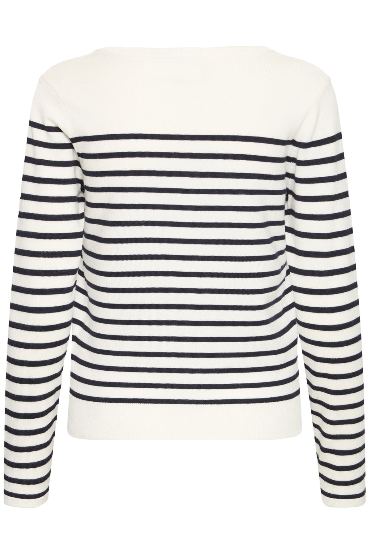 IHLULS V-RINGAD LS SOLID + WHITE TE STRIPE - 9000 - 20125815