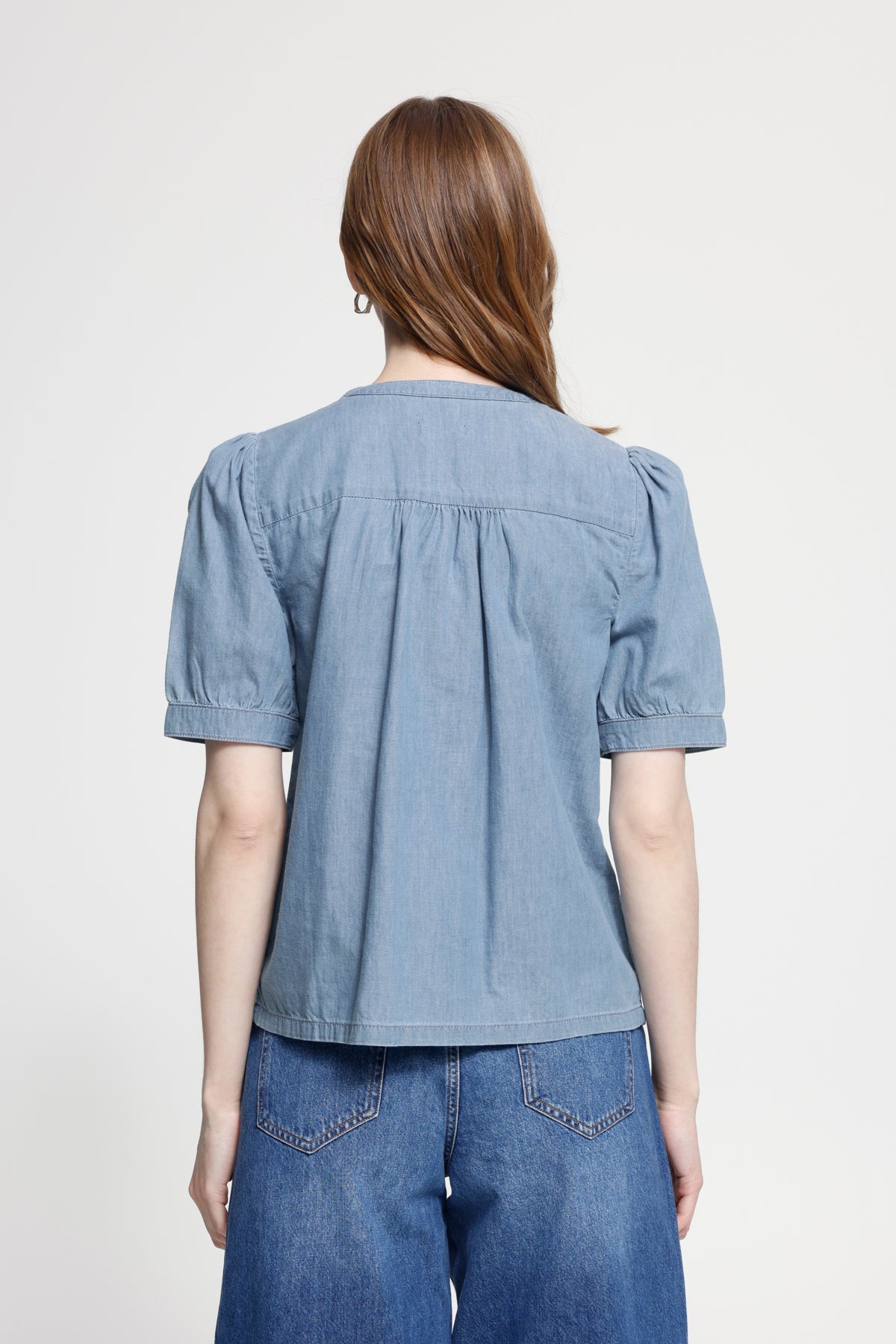 IHANCEY SS Washed med. blue - 200928 - 20126010