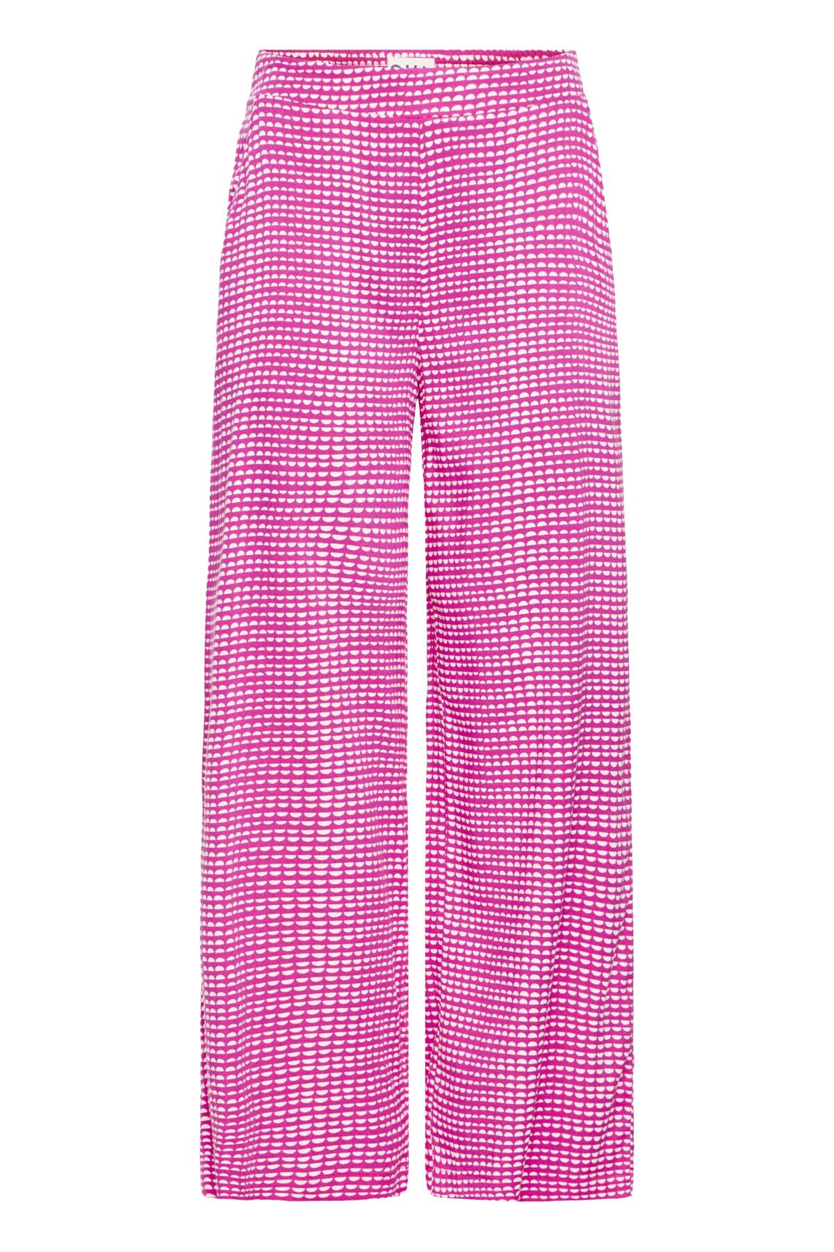 IHAYA PA3 ROSA/VIT GRAFISK VÅGIG KANT - 9 - 20126016