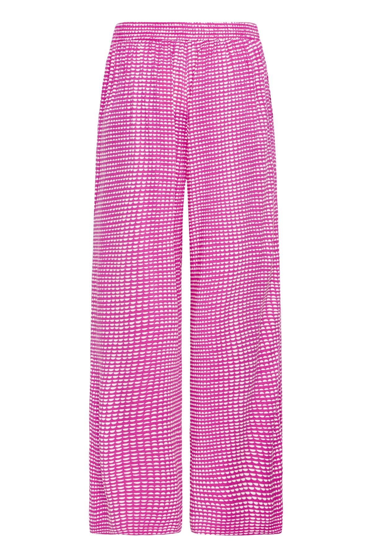 IHAYA PA3 ROSA/VIT GRAFISK VÅGIG KANT - 9 - 20126016