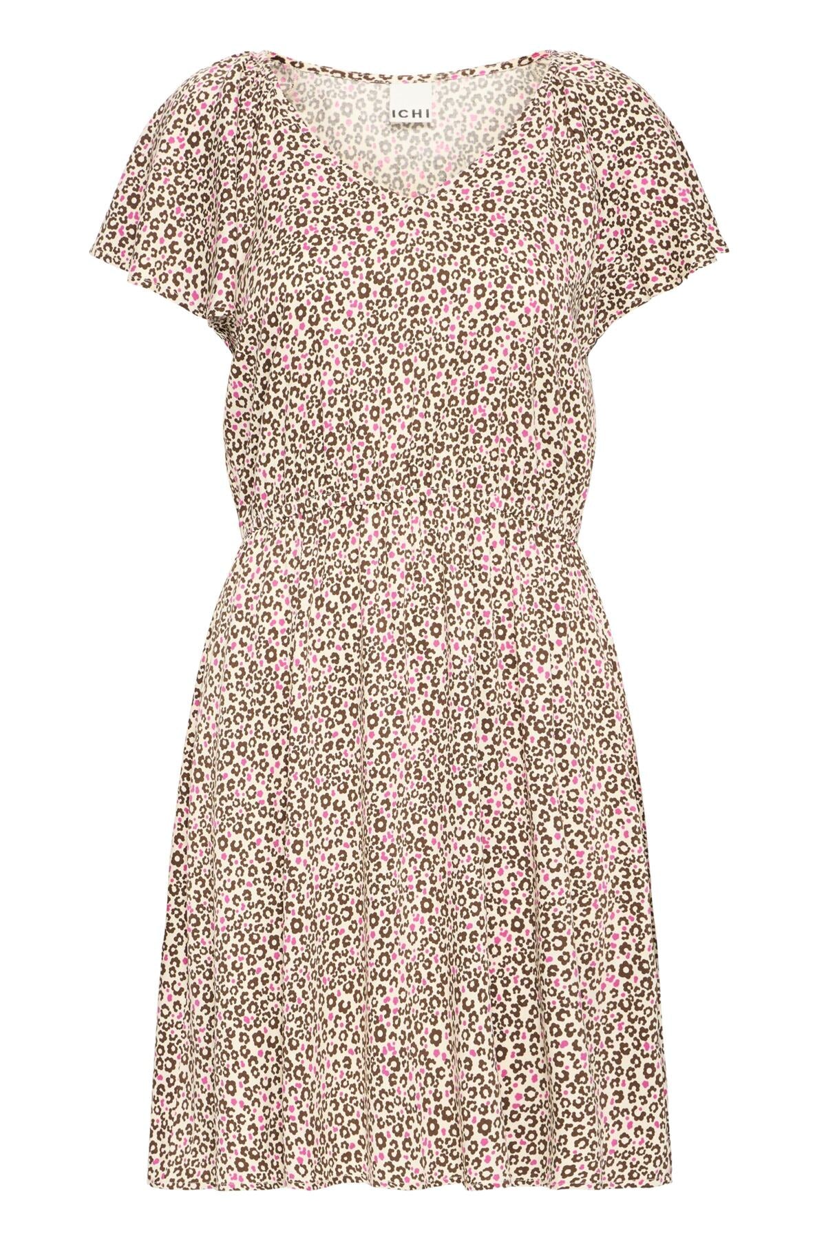 IHAYA DR9 BEIGE/ROSA LEOPARD BLOMMA - 90 - 20126020