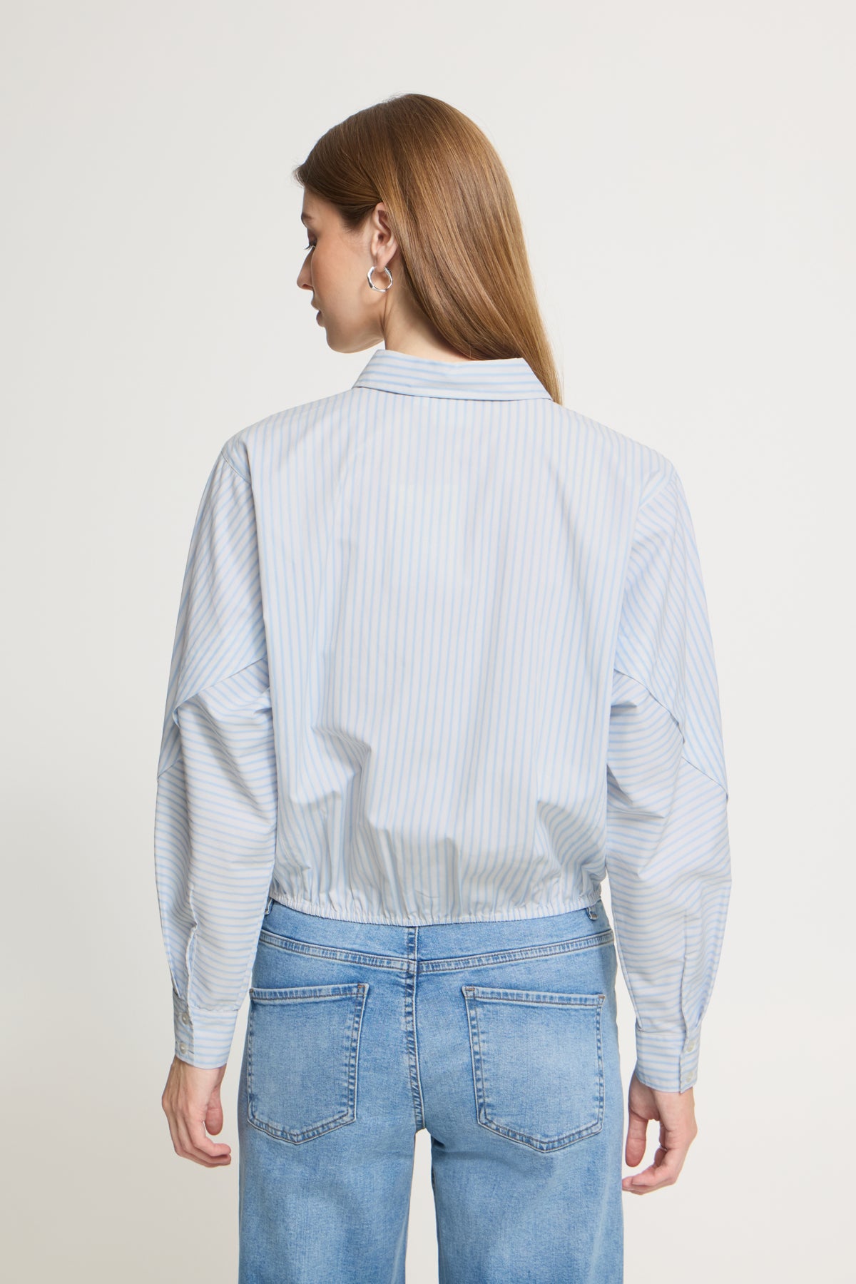 IHJADELINE SH WHITE/CELESTIAL BLUE STRIPE - - 20126178
