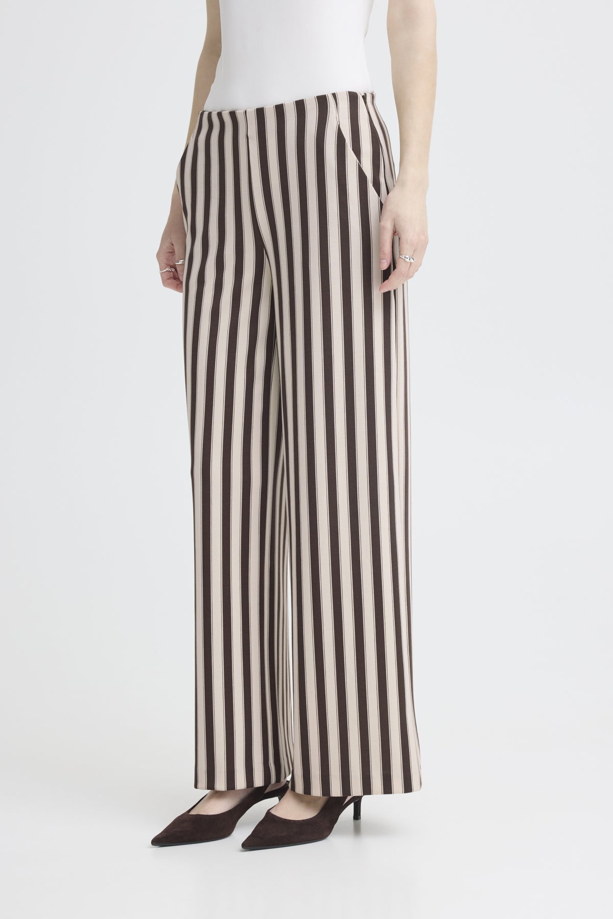 IHKATE PRINT PA46 CHICORY COFFEE STRIPE - 900014 - 20127109