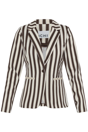 IHKATE PRINT BL33 CHICORY COFFEE STRIPE - 900014 - 20127110