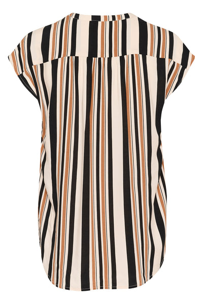 BjarkaPW TILL Brown Sugar Stripe - 30307901 Thumbnail