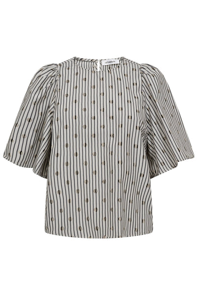 TrixieCC Dot Blouse 138-Ljusgrå - 35873 Thumbnail