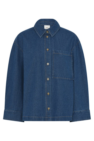 257 Mija shirt 257 Blue Denim - HM1077 Thumbnail