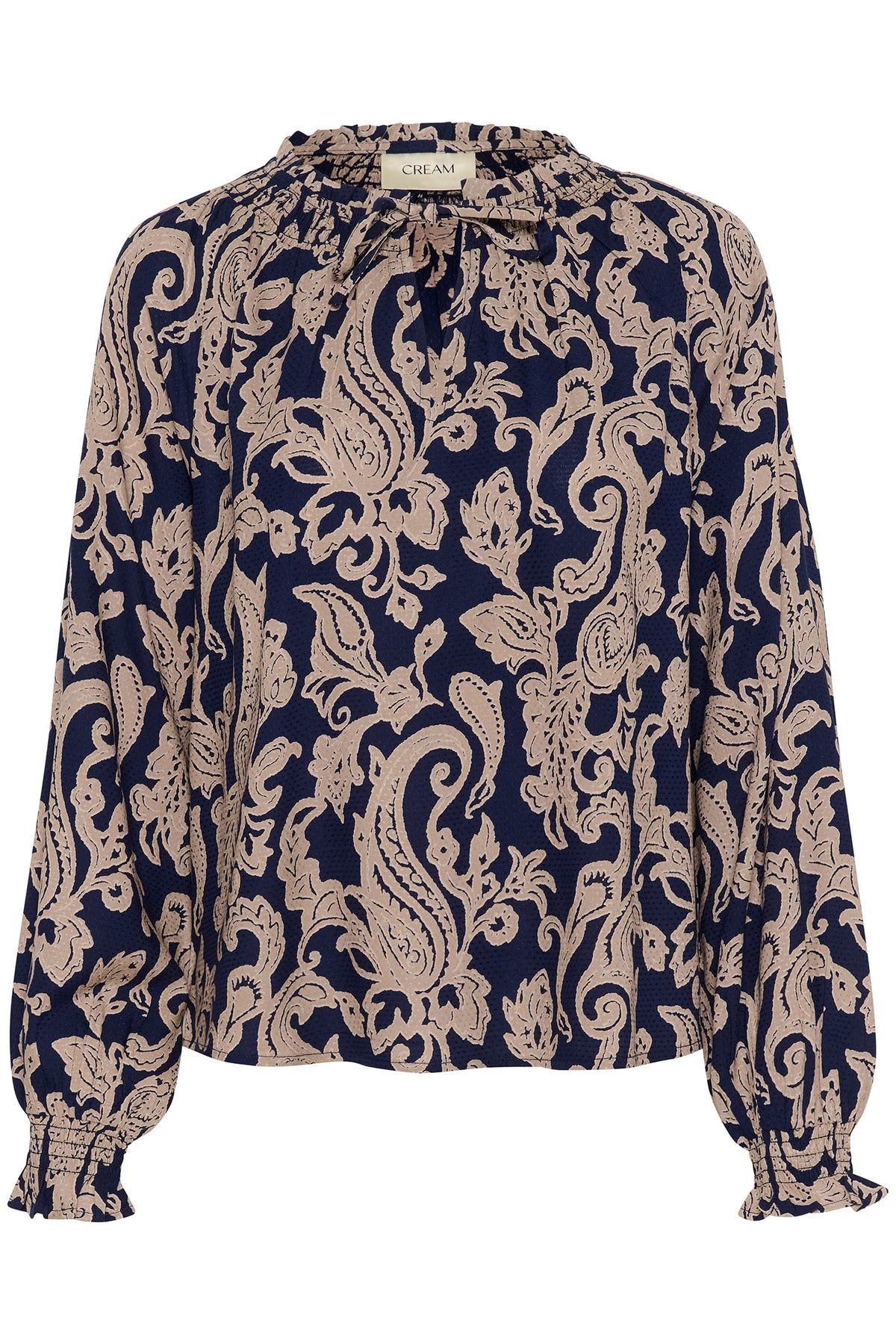 CRLucy Blus Blå Paisley - 10613156