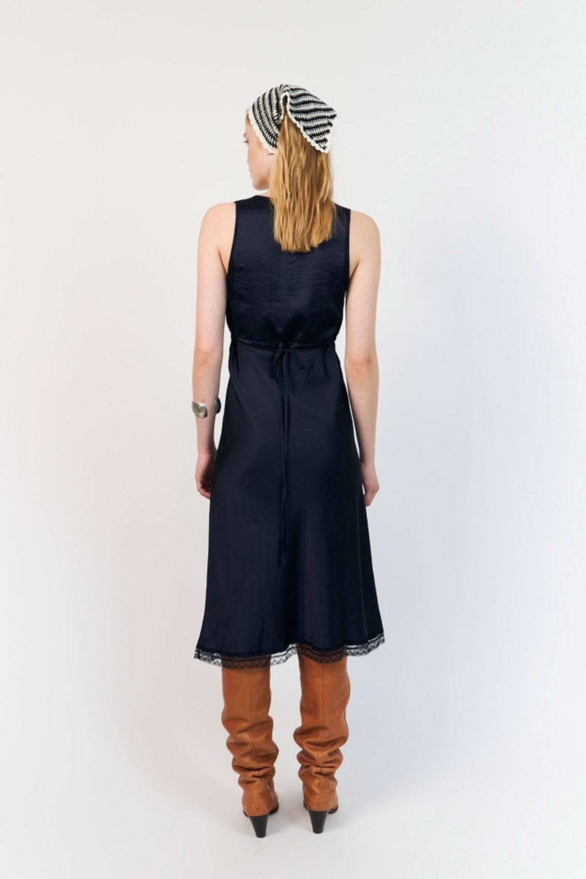 Clarill Midi-klänning SL MÖRKBLÅ - 26252-3012